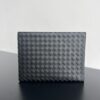 Bottega Veneta Intrecciato Half Zip Pouch
