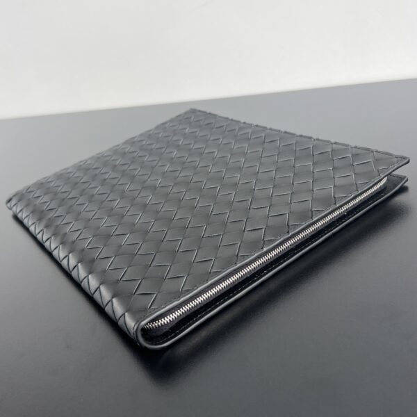 Bottega Veneta Intrecciato Half Zip Pouch