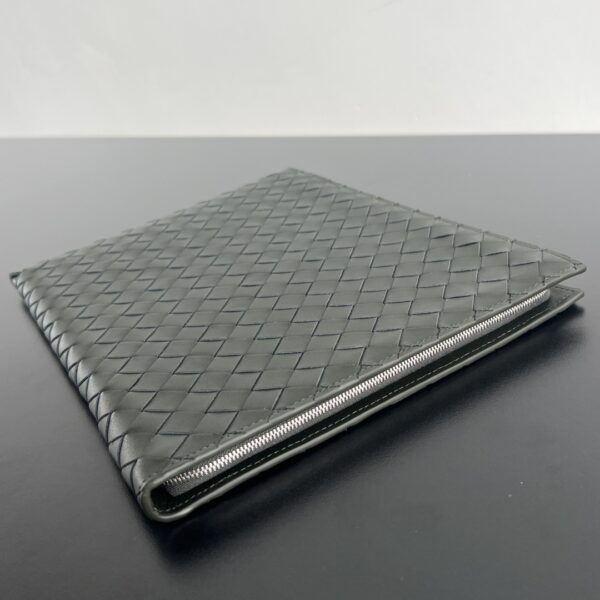 Bottega Veneta Intrecciato Half Zip Pouch
