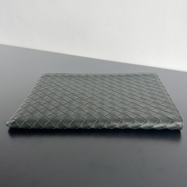 Bottega Veneta Intrecciato Half Zip Pouch