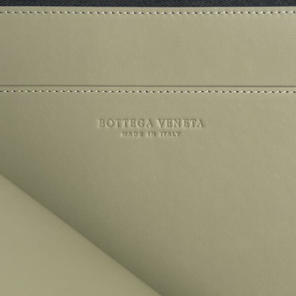 Bottega Veneta Intrecciato Half Zip Pouch