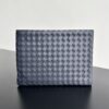 Bottega Veneta Intrecciato Half Zip Pouch