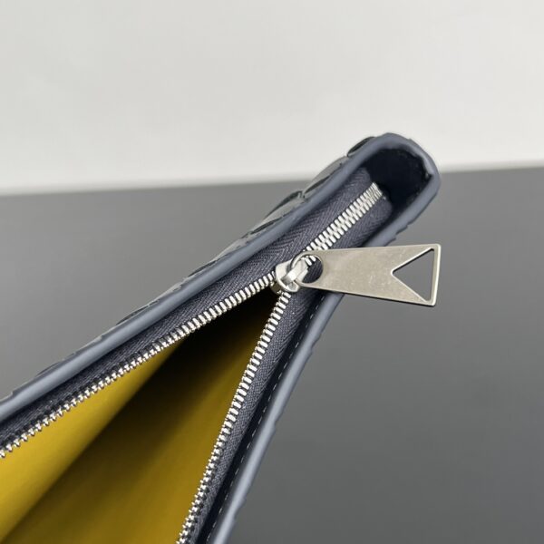 Bottega Veneta Intrecciato Half Zip Pouch