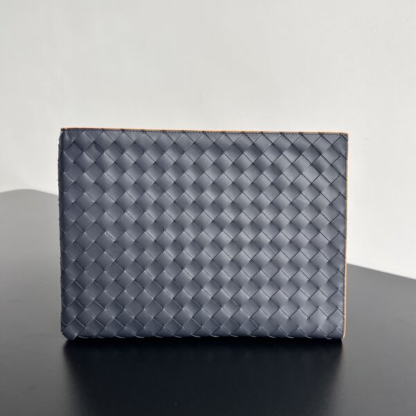 Bottega Veneta Intrecciato Half Zip Pouch