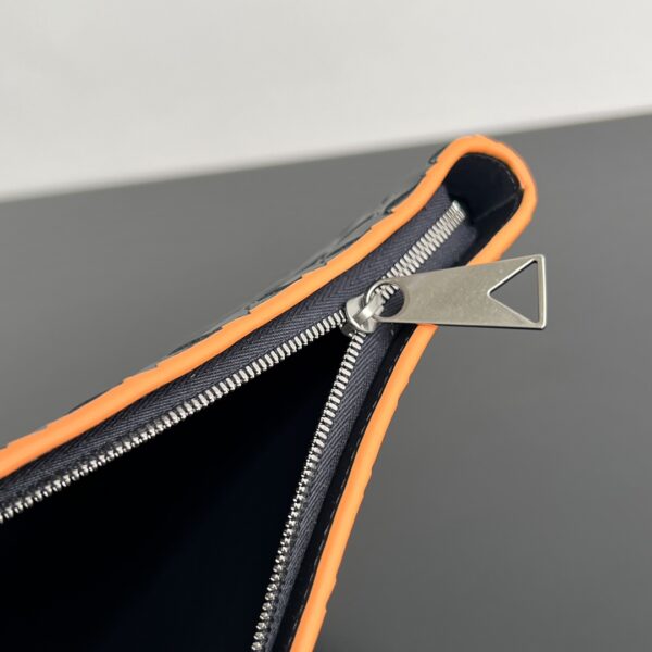 Bottega Veneta Intrecciato Half Zip Pouch