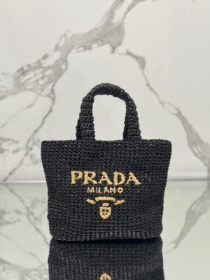Prada Small crochet tote bag