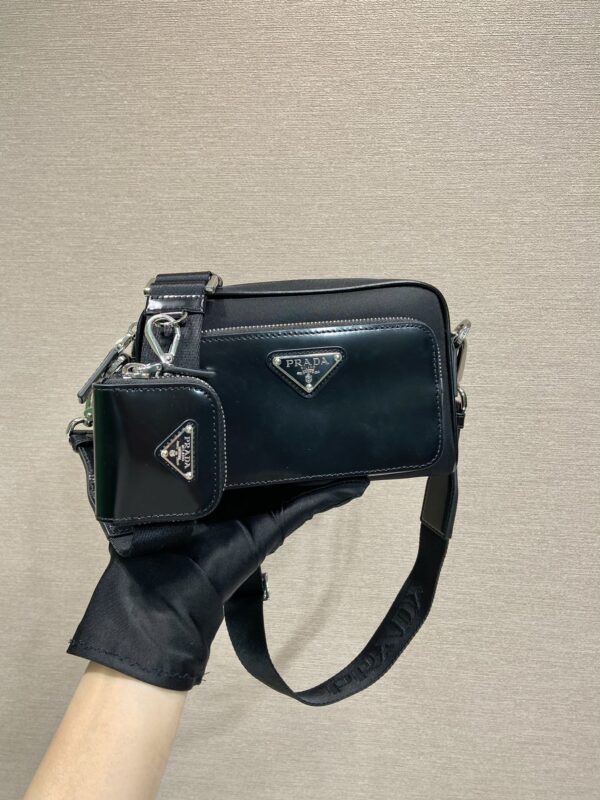 Prada Re-Nylon and Saffiano leather shoulder bag