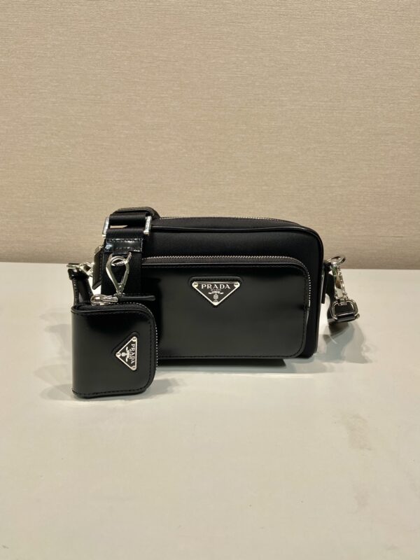 Prada Re-Nylon and Saffiano leather shoulder bag