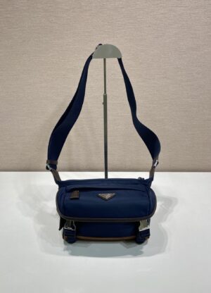 Prada Re-Nylon and Saffiano leather shoulder bag