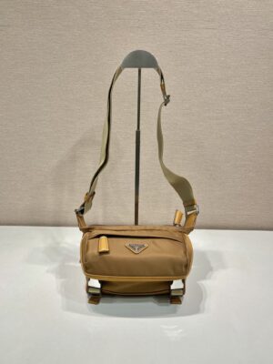 Prada Re-Nylon and Saffiano leather shoulder bag