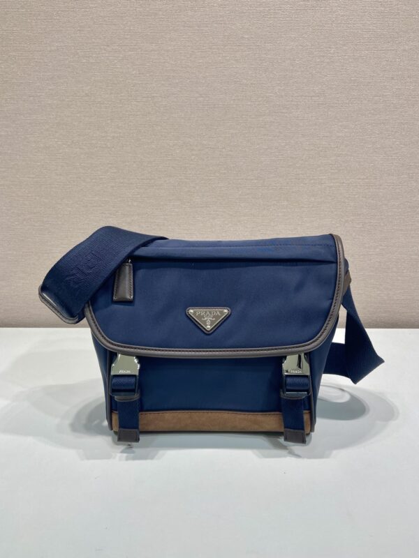 Prada Re-Nylon and  leather shoulder bag