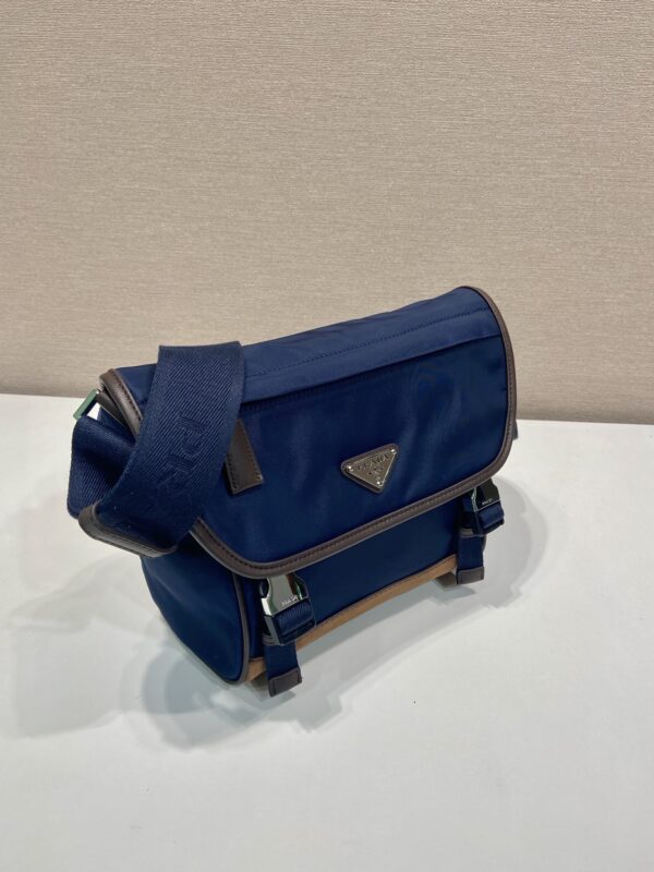 Prada Re-Nylon and  leather shoulder bag