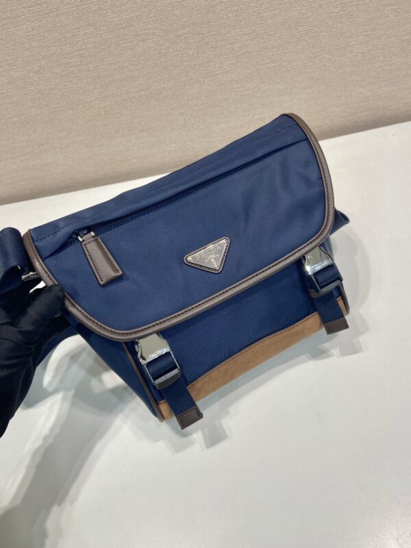 Prada Re-Nylon and  leather shoulder bag