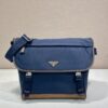 Prada Re-Nylon and leather shoulder bag