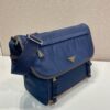 Prada Re-Nylon and leather shoulder bag