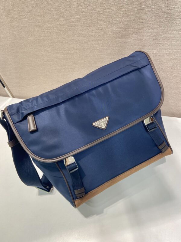 Prada Re-Nylon and leather shoulder bag