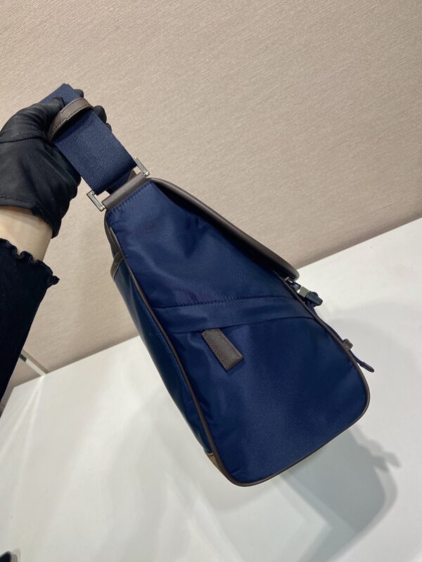 Prada Re-Nylon and leather shoulder bag