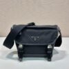 Prada Re-Nylon and leather shoulder bag