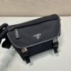 Prada Re-Nylon and leather shoulder bag