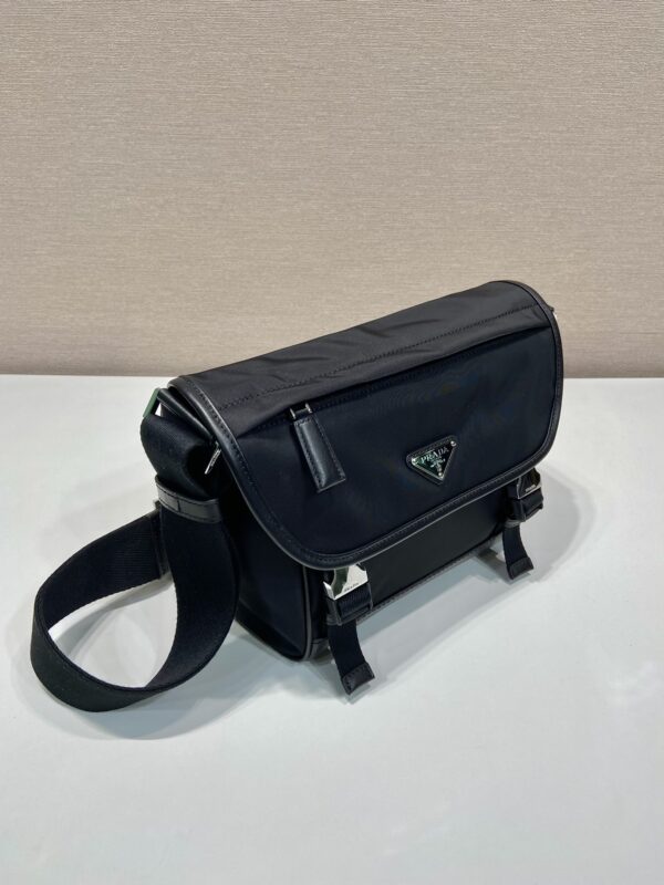 Prada Re-Nylon and leather shoulder bag