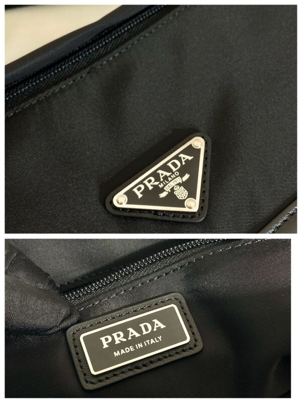 Prada Re-Nylon and leather shoulder bag