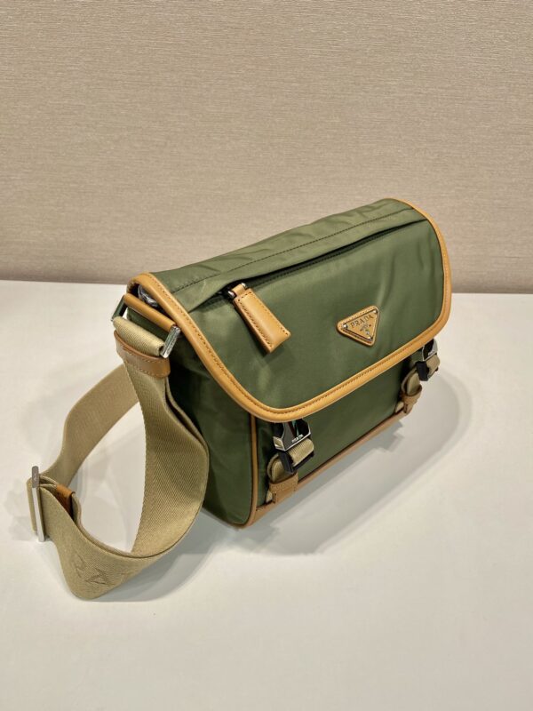 Prada Re-Nylon and leather shoulder bag