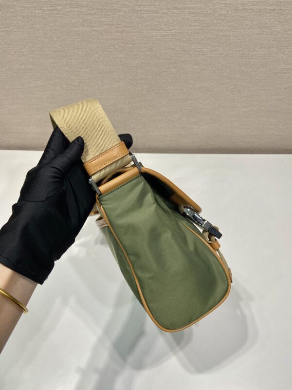 Prada Re-Nylon and leather shoulder bag