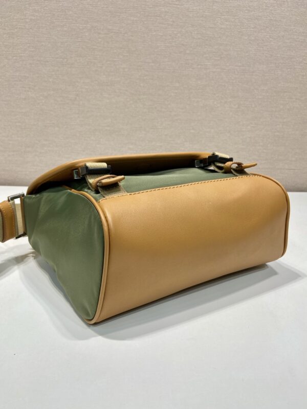 Prada Re-Nylon and leather shoulder bag