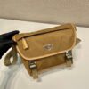 Prada Re-Nylon and leather shoulder bag