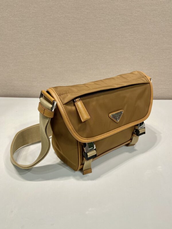 Prada Re-Nylon and leather shoulder bag