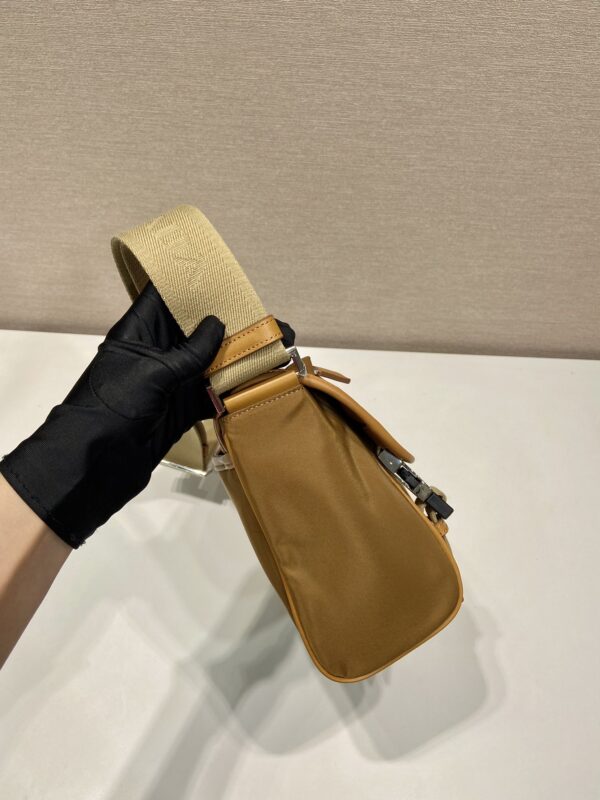 Prada Re-Nylon and leather shoulder bag