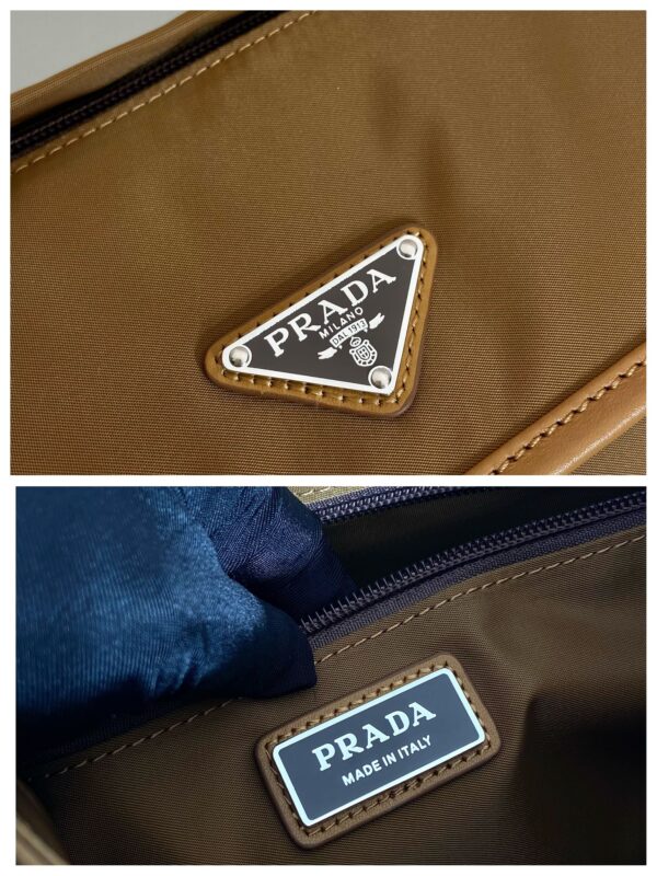 Prada Re-Nylon and leather shoulder bag