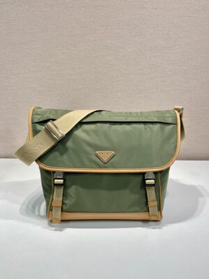 Prada Re-Nylon and leather shoulder bag