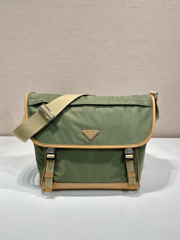 Prada Re-Nylon and leather shoulder bag