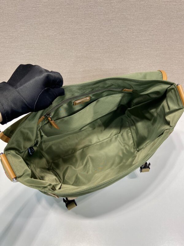 Prada Re-Nylon and leather shoulder bag