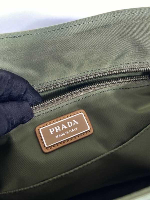Prada Re-Nylon and leather shoulder bag
