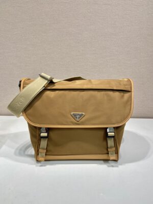Prada Re-Nylon and leather shoulder bag