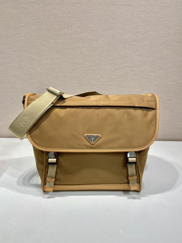 Prada Re-Nylon and leather shoulder bag