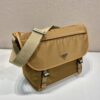 Prada Re-Nylon and leather shoulder bag