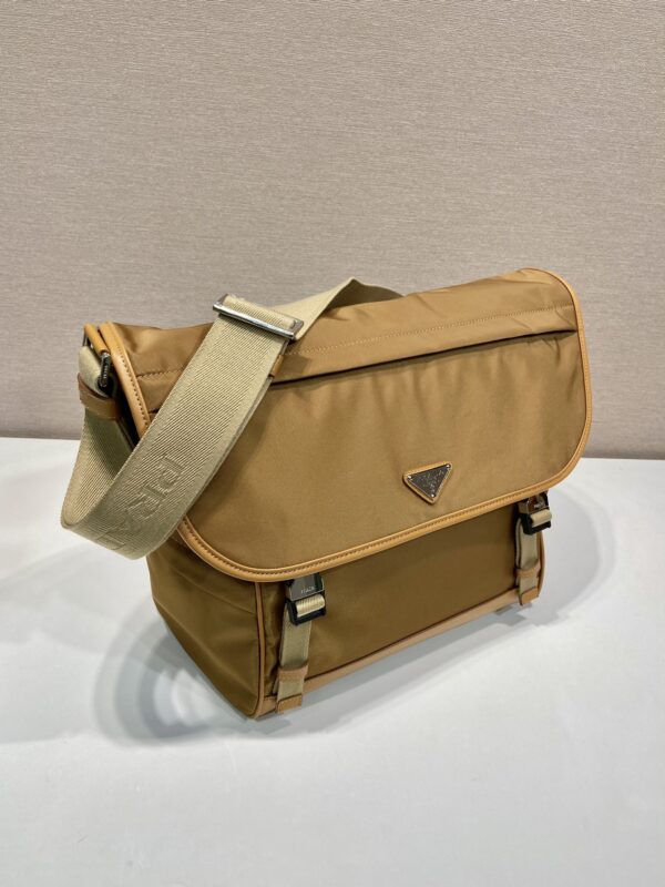 Prada Re-Nylon and leather shoulder bag