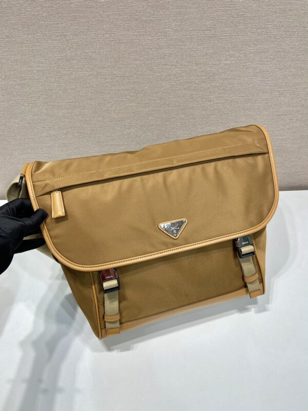 Prada Re-Nylon and leather shoulder bag
