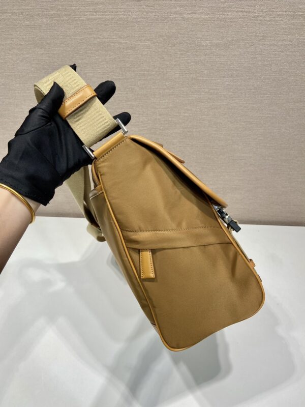 Prada Re-Nylon and leather shoulder bag