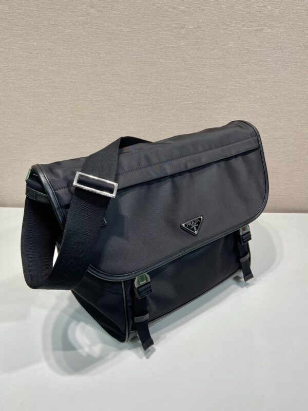 Prada Re-Nylon and leather shoulder bag