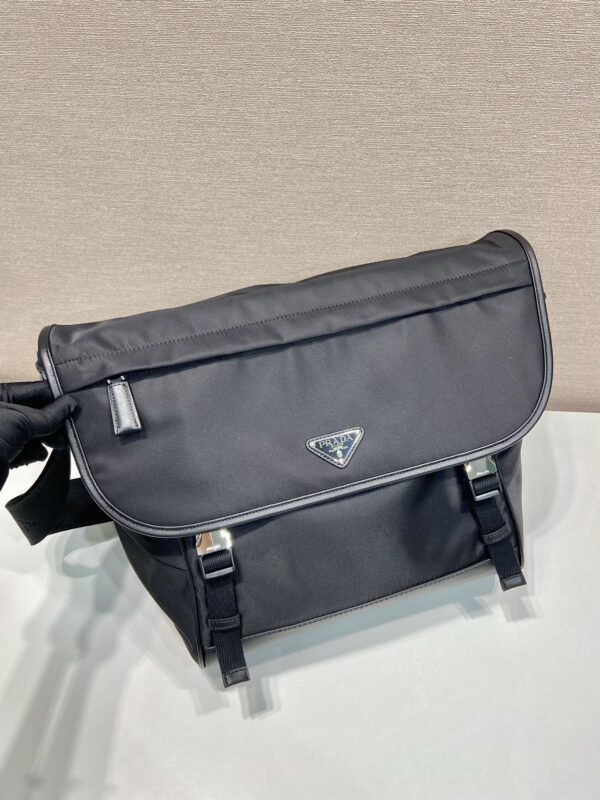 Prada Re-Nylon and leather shoulder bag