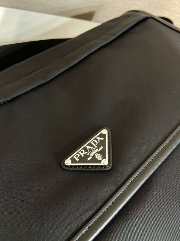 Prada Re-Nylon and leather shoulder bag