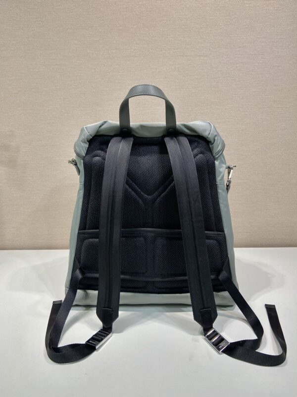 Prada Re-Nylon and leather backpack