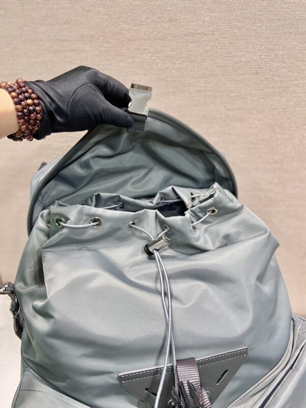 Prada Re-Nylon and leather backpack