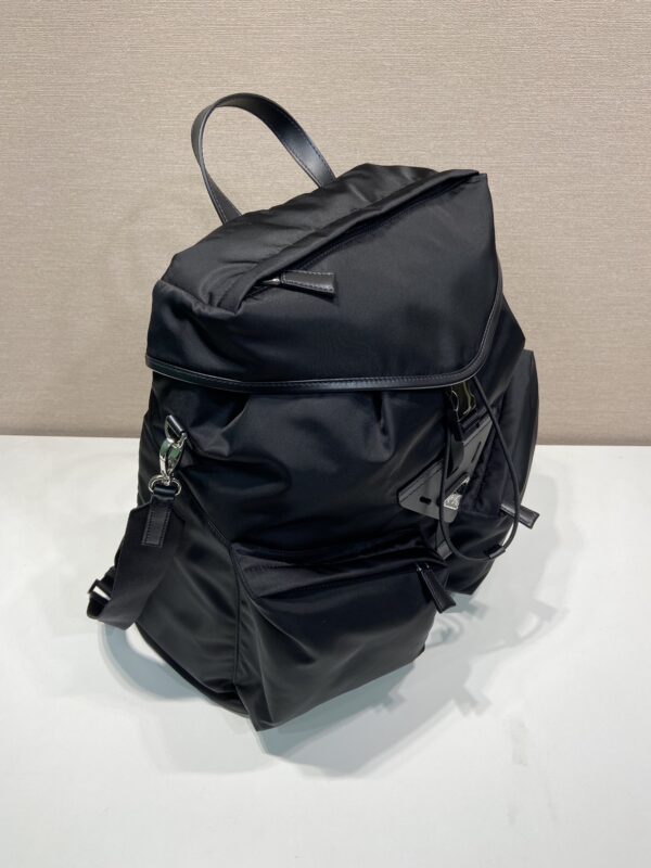 Prada Re-Nylon and leather backpack