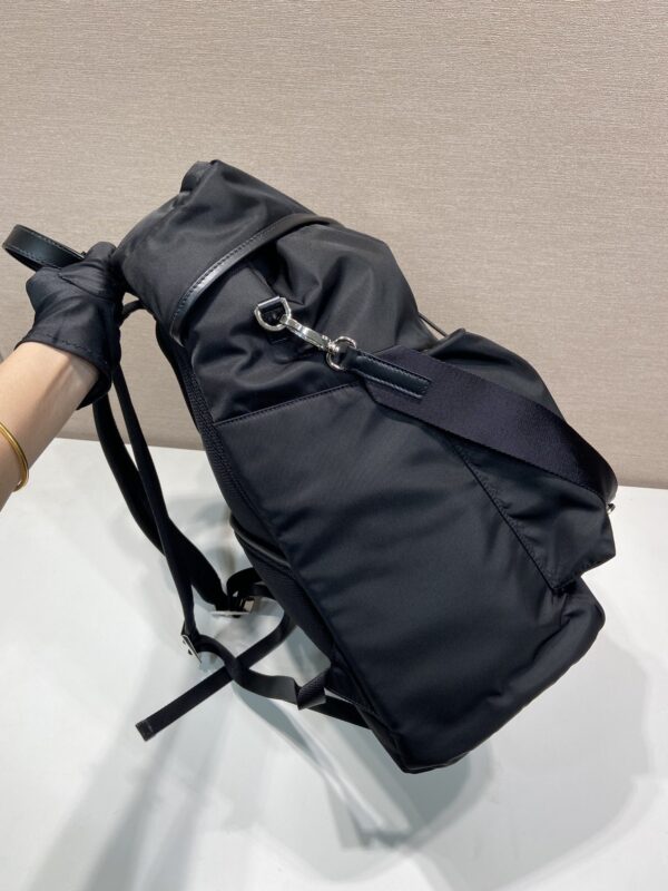 Prada Re-Nylon and leather backpack