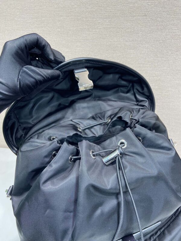 Prada Re-Nylon and leather backpack